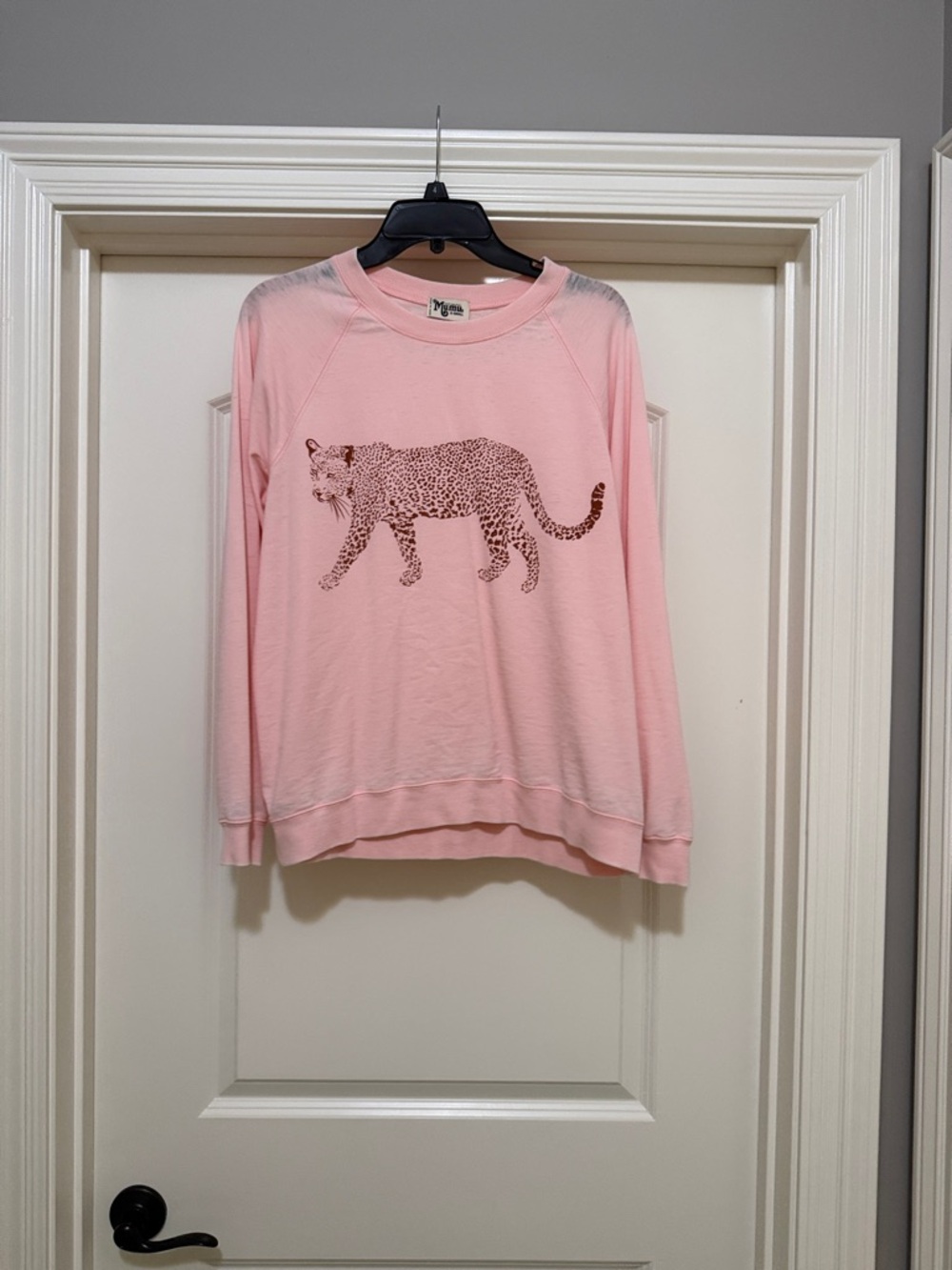 Show Me Your Mumu Pink Leopard Print Short Sleeve Tee